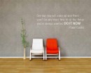 One Day Quotes Wall Decal Motivational Vinyl Art Stickers